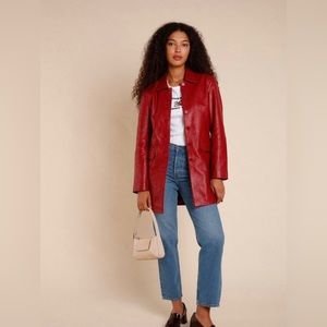 Rouje Paris Igor Jacket in Red - Size US 4 / FR 36 / Small